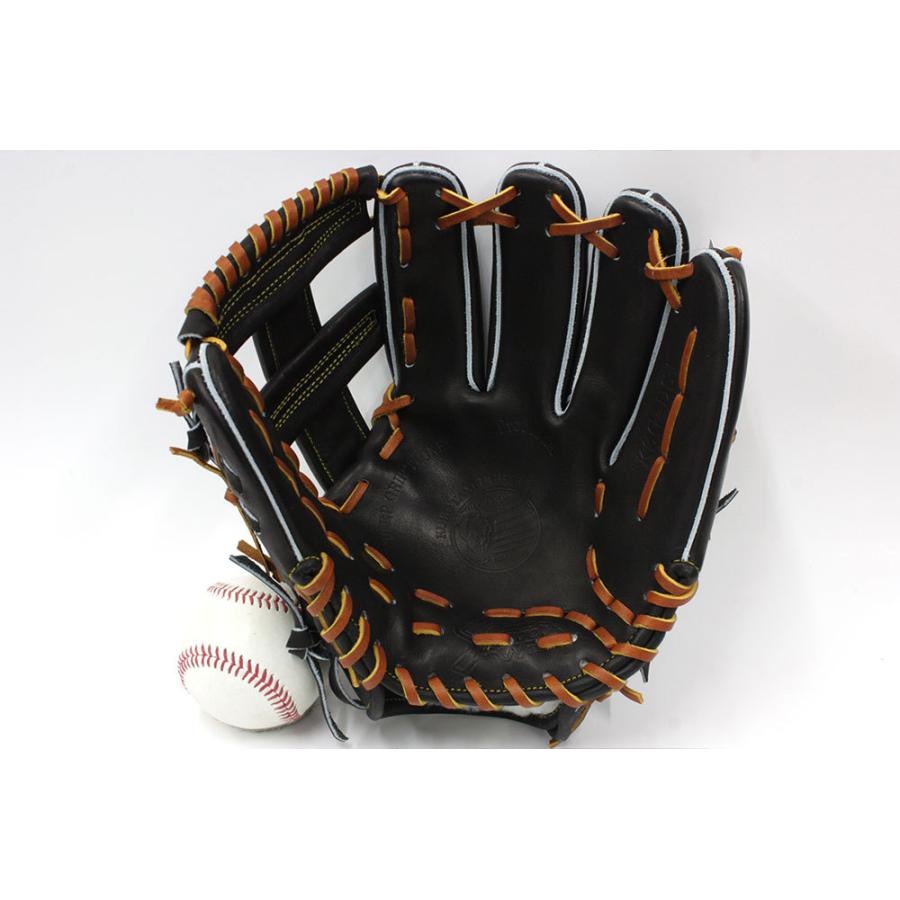 久保田スラッガー 硬式グローブ 内野手 KSG-DS1 ブラック ショート向け 高校野球対応|gtk|04