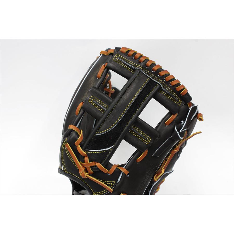 久保田スラッガー 硬式グローブ 内野手 KSG-DS1 ブラック ショート向け 高校野球対応|gtk|06