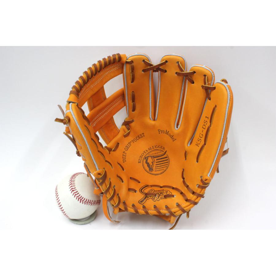 久保田スラッガー 2025 硬式グローブ 内野手 KSG-DS1 DPオレンジ