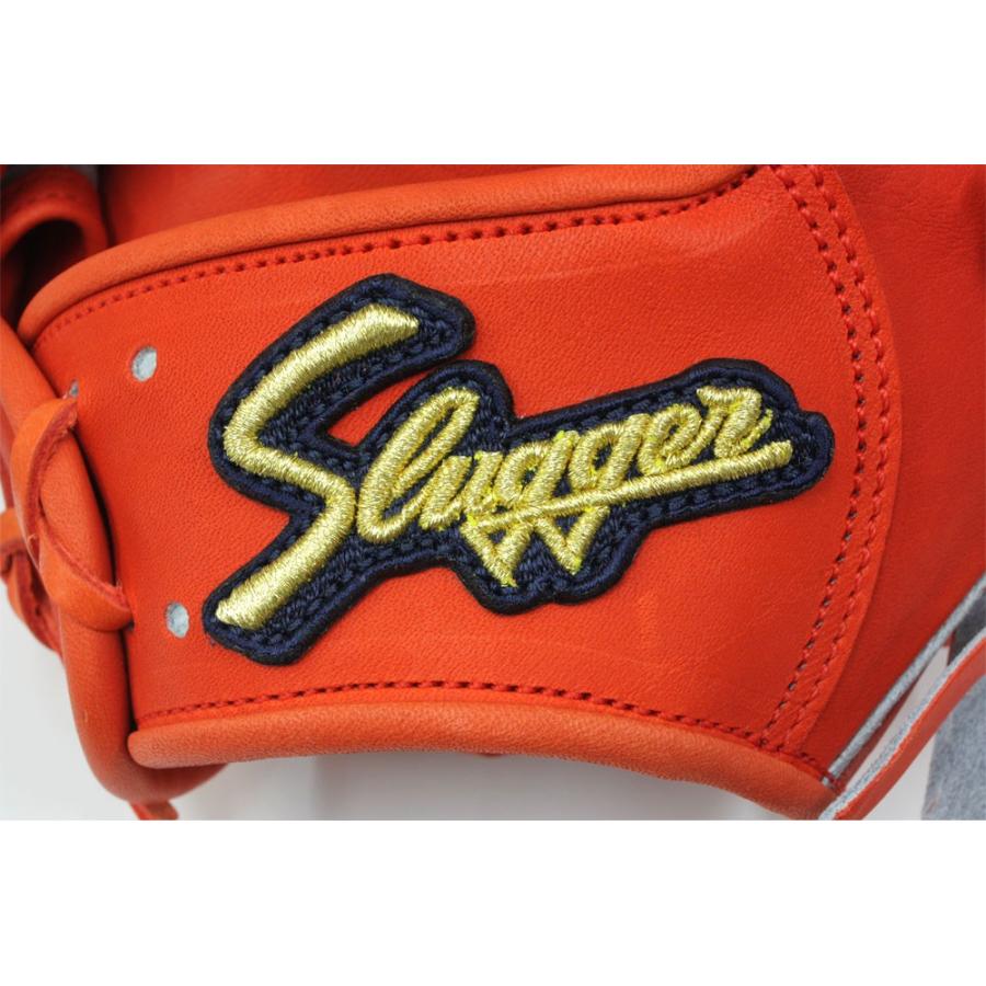 久保田スラッガー　mp18 オレンジ　タン 久保田スラッガー 軟式用 KSN-BR2 KSオレンジ×タン 内野手用 C