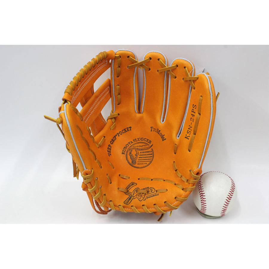 ぷ*ょ様 久保田スラッガー　軟式グローブ　KSN-24PS 楽天市場】久保田スラッガー 軟式 グローブ KSN-24PS KSオレンジ