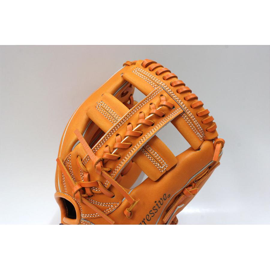 送料無料 久保田スラッガー少年野球 軟式グローブ KSN-J6X W-14 オレンジ M2ラベル ジュニア用では中間サイズモデル オールラウンド向け J号球 | 久保田スラッガー | 07