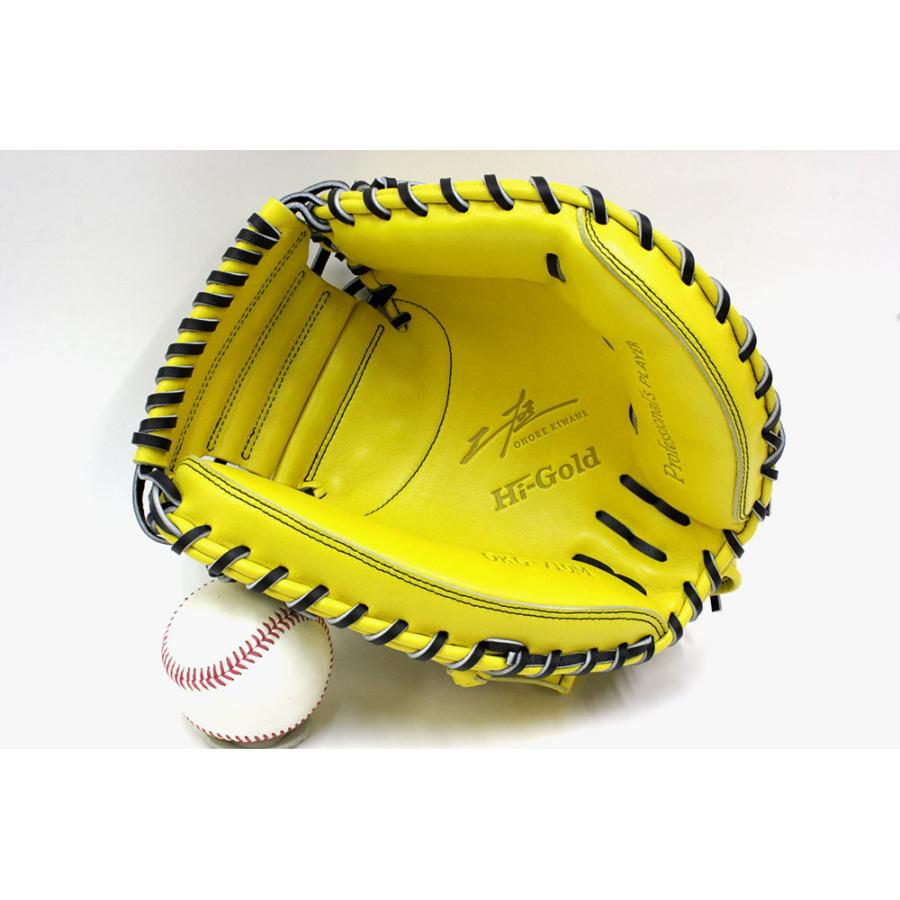 ハイゴールド OKG-710M 軟式用 捕手用 学生野球使用可能 型付け済み
