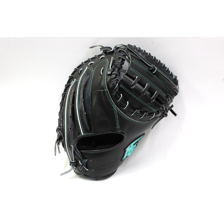 己極 ハイゴールド 軟式キャッチャーミット OKG-810M SRブラック 捕手