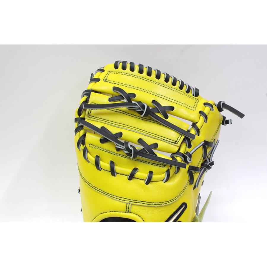 己極 ハイゴールド 軟式ファーストミット OKG-910F SRレモンイエロー