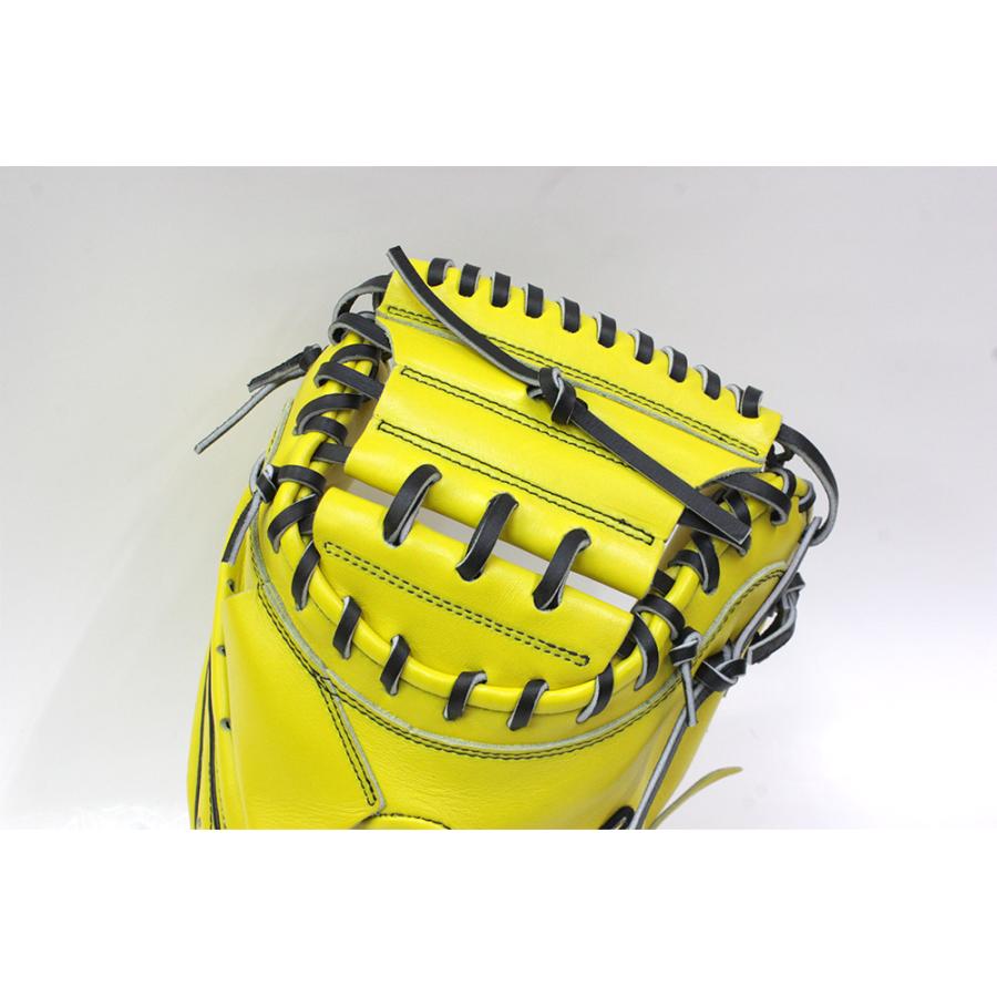 己極 ハイゴールド 軟式キャッチャーミット OKG-910M SRレモンイエロー