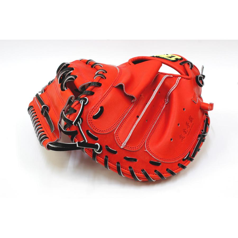 World Baseball 硬式野球グローブ オレンジ　キャッチャーミット ZETT/ゼット 野球 硬式グラブ キャッチャーミット 22SS Dオレンジ