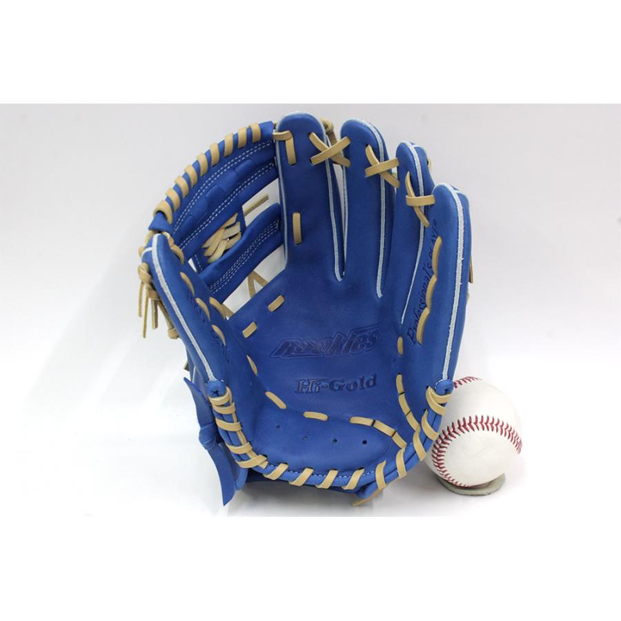 Partner ハイゴールド軟式野球グローブ 青 ルーキーズ ハイゴールド 軟式グローブ 少年用 RKG-22ML ブルー HY