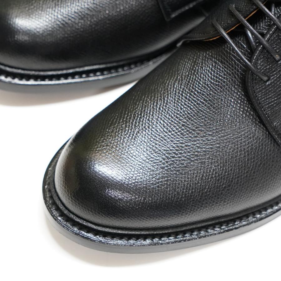 日本製グッドイヤーウエルト紳士靴 ショーンハイト 外羽根プレーン 「ラ・メール」型押し黒 SH308-1-SCBL ラバー底 |  | 02