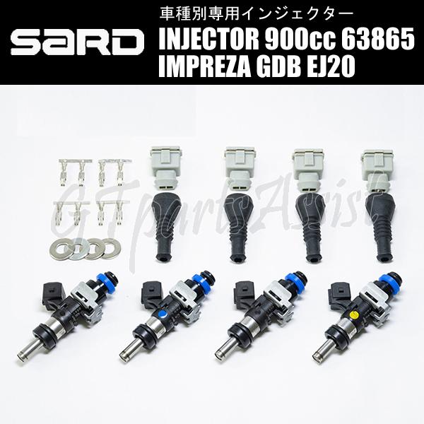SARD（サード） SARD INJECTOR 車種別専用インジェクター 900cc インプレッサ WRX STI GDB EJ20 1台分 ...