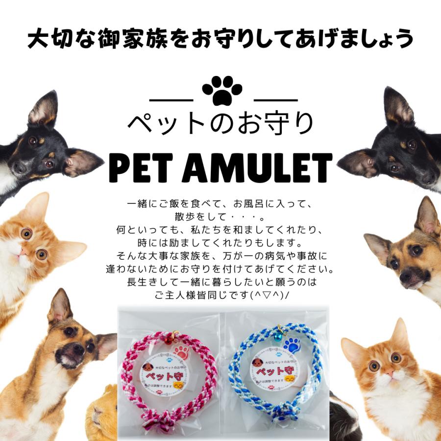 ペット お守り 首輪タイプ 10個セット 犬 猫 肉球ネームプレート付き 編み紐 交通安全 健康長寿 まとめ買い 業務用 施設 イベント_12