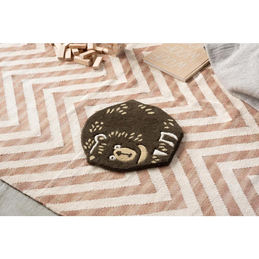 アニマルシートクッション 動物デザイン （ねこ・ふくろう・ひつじ・くま） ウール コットン チェア ベンチ 椅子 イス キャラクター かわいい おしゃれ |  | 23