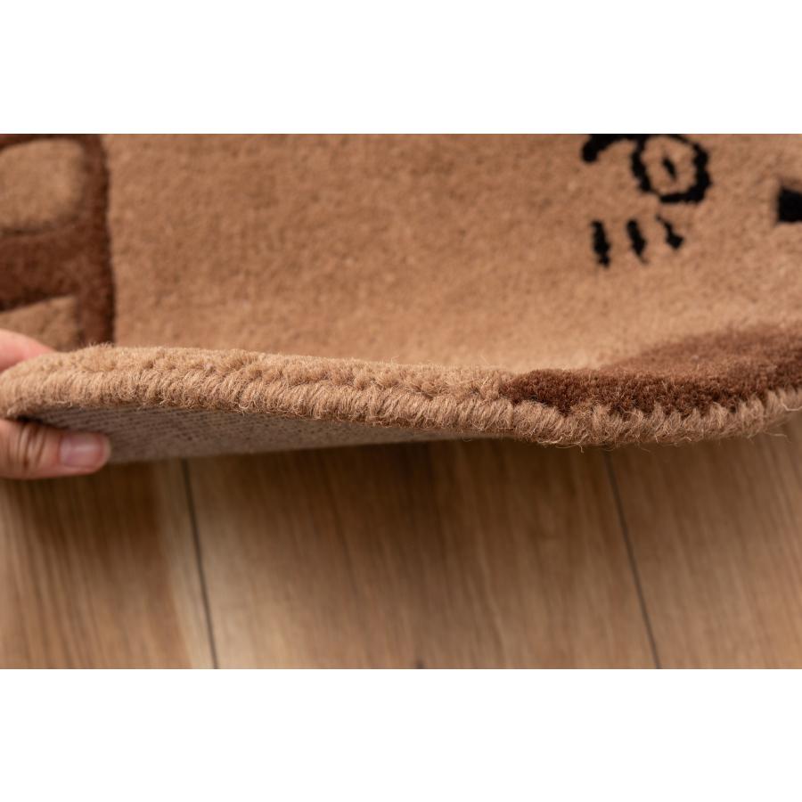 アニマルシートクッション 動物デザイン （ねこ・ふくろう・ひつじ・くま） ウール コットン チェア ベンチ 椅子 イス キャラクター かわいい おしゃれ |  | 08