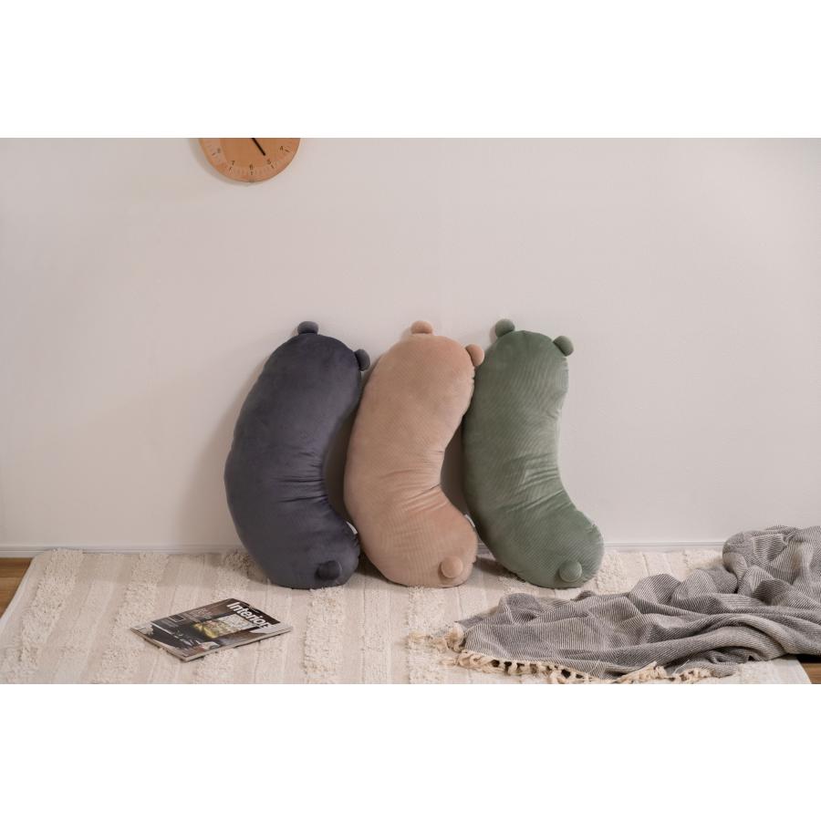 ボディピロー クッション 抱き枕 もちもち触感 コーデュロイ生地 アニマル 動物 しっぽ ベッド ソファ 足枕 腰当て 肘置き かわいい おしゃれ |  | 04