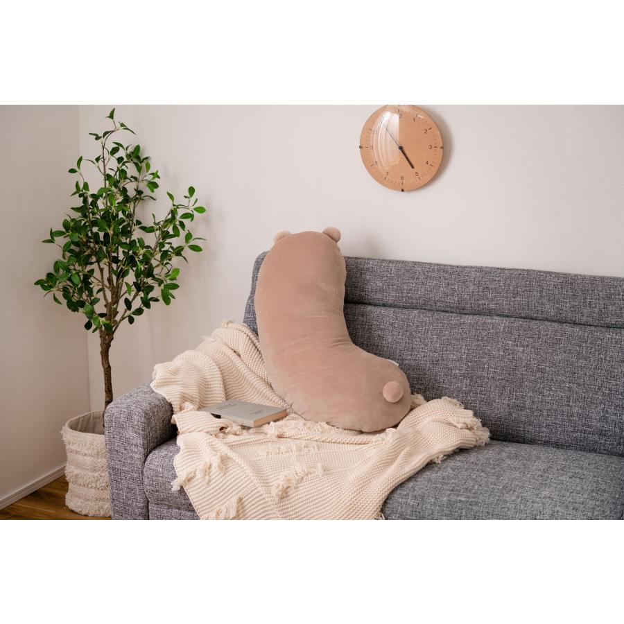 ボディピロー クッション 抱き枕 もちもち触感 コーデュロイ生地 アニマル 動物 しっぽ ベッド ソファ 足枕 腰当て 肘置き かわいい おしゃれ |  | 09