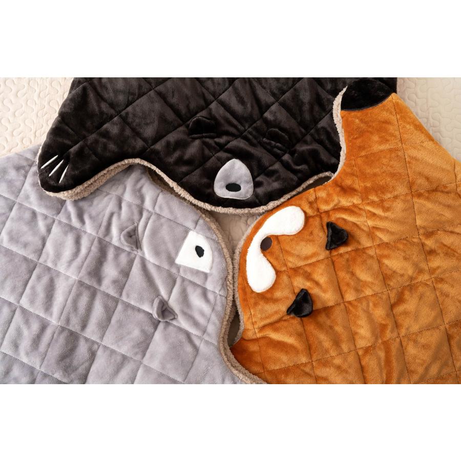 アニマル サンドクッション 大判 90×120cm フランネル 裏ボア クッション おしゃれ かわいい ブランケット ひざ掛け お昼寝 ごろ寝 ラグ こたつ 座椅子 |  | 04