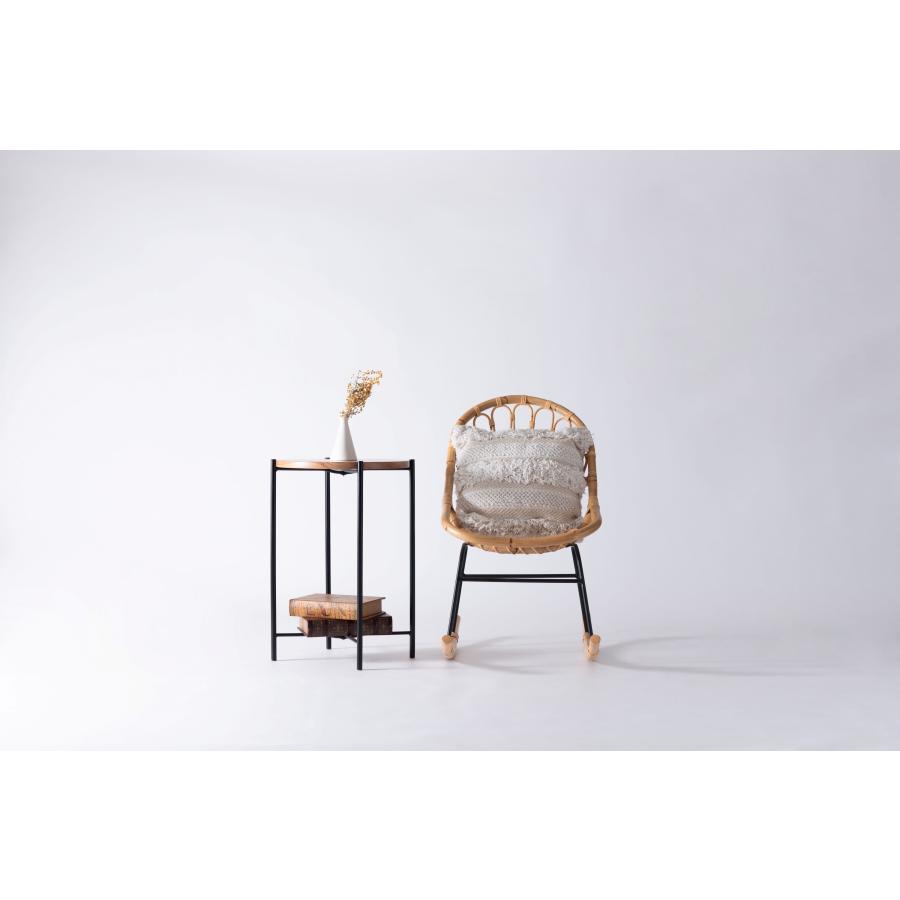 バスケット付きサイドテーブル ラウンド型 収納 机 ラタン 籐 天板取り外し可能 ソファサイド ベッドサイド おしゃれ かわいい |  | 14