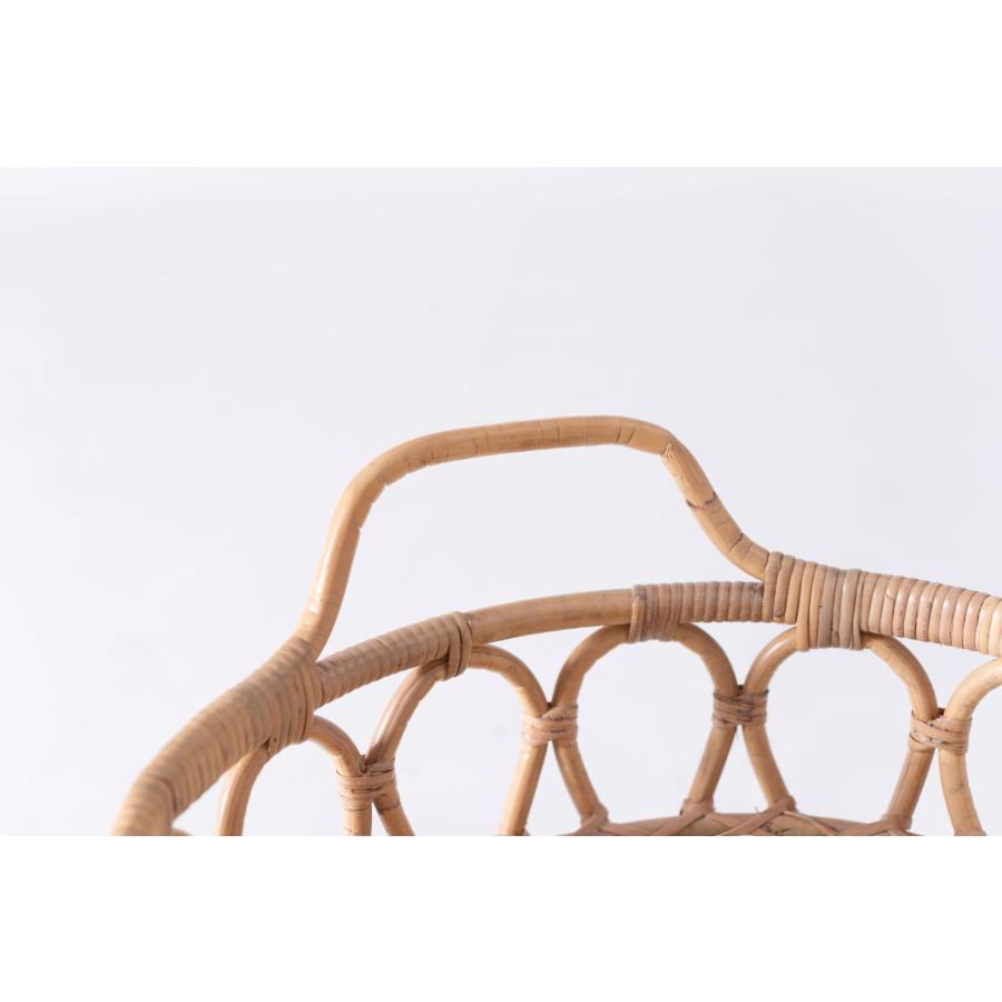 バスケット付きサイドテーブル ラウンド型 収納 机 ラタン 籐 天板取り外し可能 ソファサイド ベッドサイド おしゃれ かわいい |  | 16