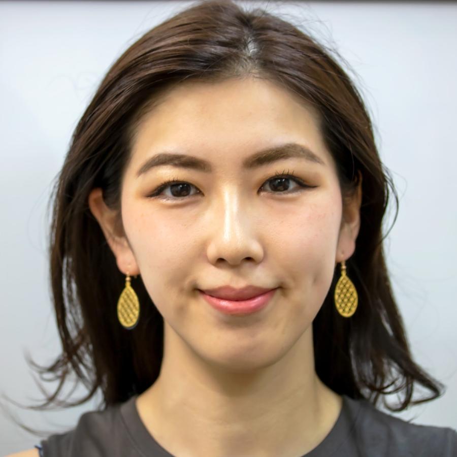 和風ピアス KIRIE BIJOU 梓 （あずさ） 金箔 黒漆塗 超軽量 フック ドロップ 揺れる 着物 浴衣 和装 上品 おしゃれ レディース 誕生日プレゼント 母の日の画像