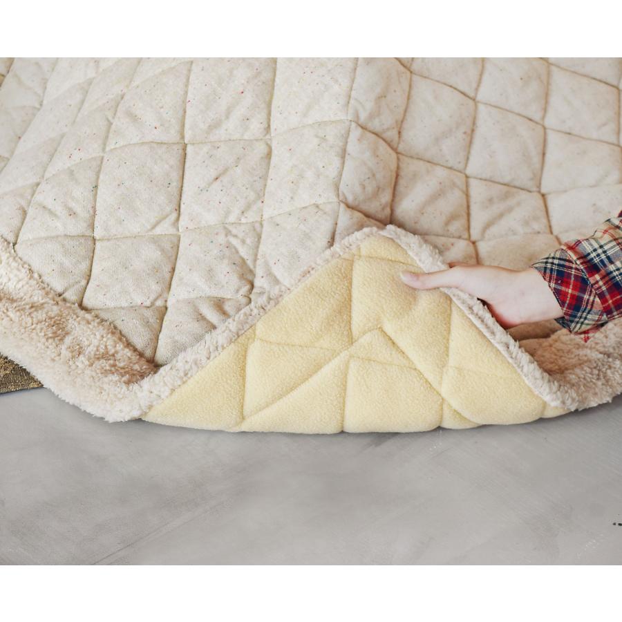 薄掛こたつ布団 長方形 ツイード シープボア 裏面フリース コタツ布団 こたつ掛け布団 炬燵 コタツ おしゃれ シンプル |  | 06