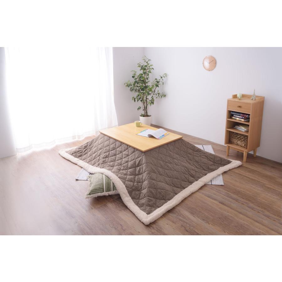 薄掛こたつ布団 長方形 ツイード シープボア 裏面フリース コタツ布団 こたつ掛け布団 炬燵 コタツ おしゃれ シンプル |  | 09