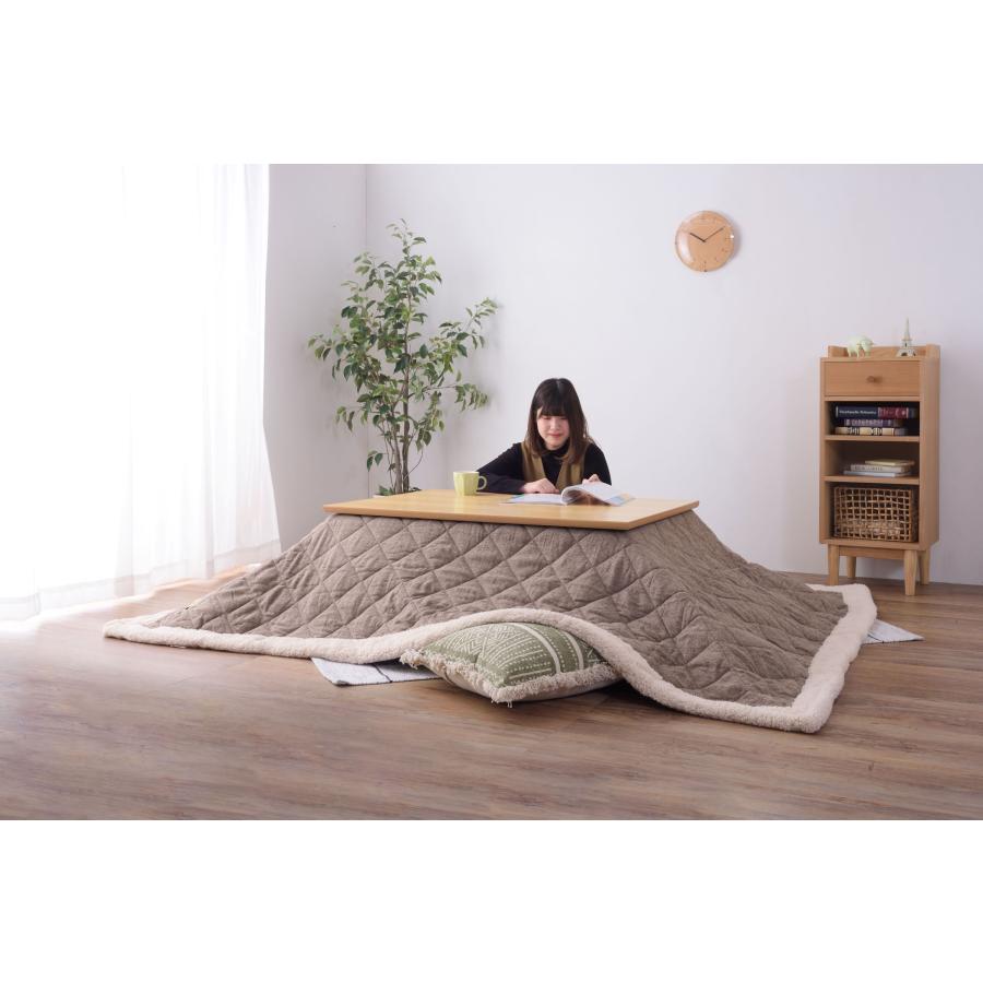 薄掛こたつ布団 長方形 ツイード シープボア 裏面フリース コタツ布団 こたつ掛け布団 炬燵 コタツ おしゃれ シンプル |  | 10