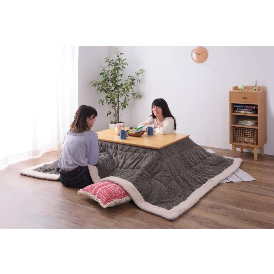 こたつ布団 長方形 190×230 5色から選べる おしゃれ こたつ掛け布団 薄掛け こたつ用品 省スペース 天板120×80対応 シンプル かわいい |  | 11