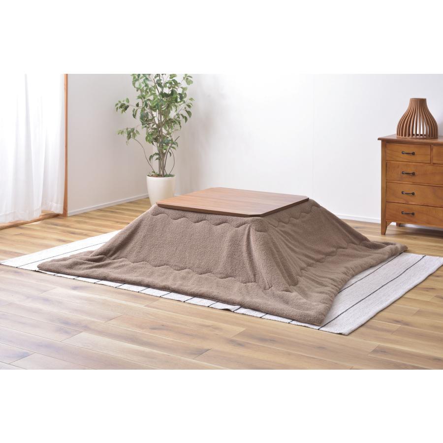 こたつ布団 正方形 190×190 防寒 シンプル おしゃれ もこもこ ふわふわ 80×80対応 ボア生地 布団 おしゃれ シンプル コタツ |  | 03