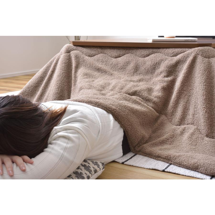 こたつ布団 正方形 190×190 防寒 シンプル おしゃれ もこもこ ふわふわ 80×80対応 ボア生地 布団 おしゃれ シンプル コタツ |  | 08