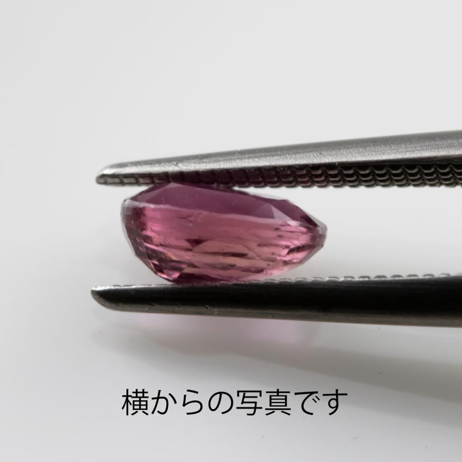 ルビー ルース 天然石 オーバルブリリアントカット 5×3.5mm 0.475ct 宝石質 穴なし 裸石 紅玉 7月誕生石 パワーストーン アクセサリーパーツ (2-46)_8