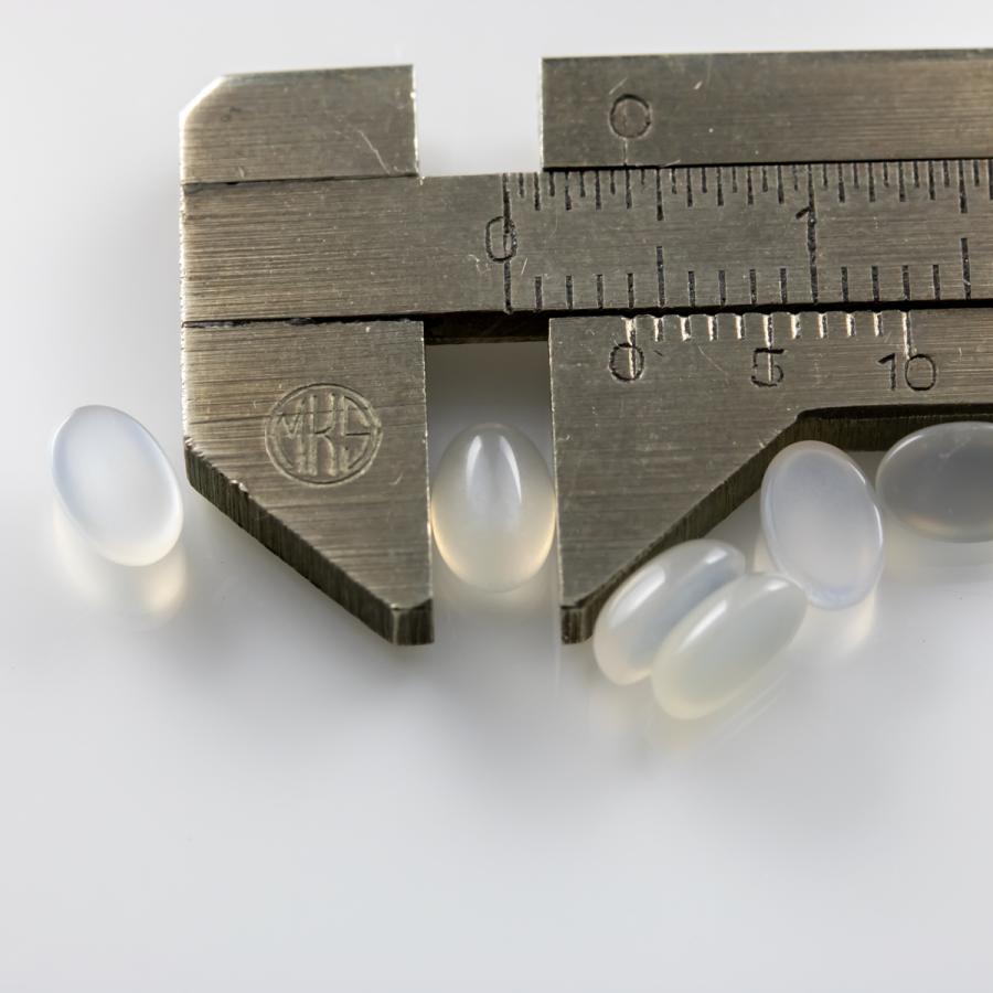 ホワイトムーンストーン 天然石 宝石ルース 裸石 6×4mm 10個セット AAA パワーストーン カラーストーン アクセサリーパーツ 6月誕生石 (20-2) |  | 11