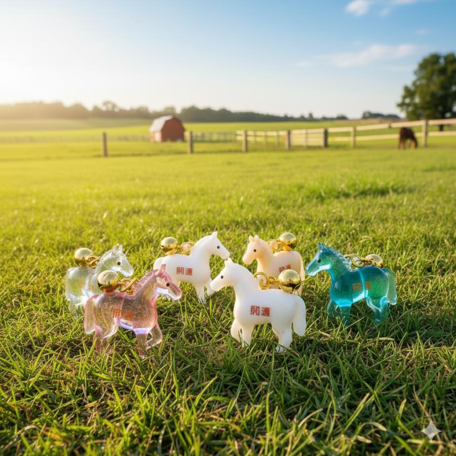 2026年 令和8年 干支 お守り 丙午 根付 ストラップ きらめき彩午 厄除け 縁起物 馬 開運 招福 五色 キーホルダー 粗品 ギフト 贈り物 | GOOD TIME / ショッピング | 25