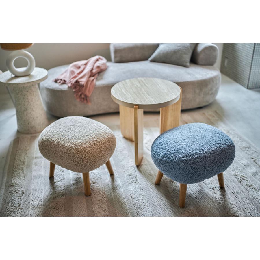 ラウンドテーブル （Sサイズ） 高さ50cm 大理石調 石目調 天然木 シンプル コーヒーテーブル ソファテーブル センターテーブル サイドテーブル  北欧 ナチュラル |  | 03