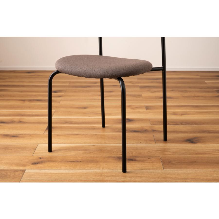 ダイニングチェア 椅子 （2脚セット） ラウンドタイプ ナチュラル ラタン調 ファブリック おしゃれ スチール 背もたれ アームレス アジアン シンプル |  | 13