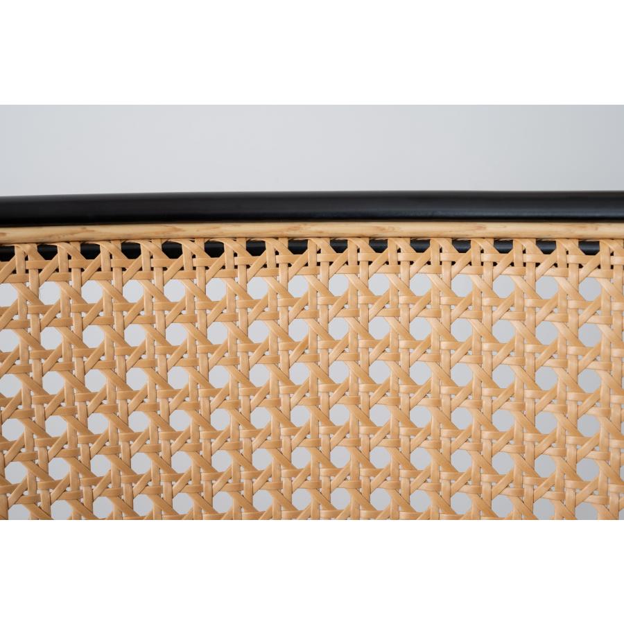 ダイニングチェア 椅子 （2脚セット） スクエアタイプ ナチュラル ラタン調 おしゃれ ファブリック スチール 背もたれ アームレス アジアン シンプル |  | 14