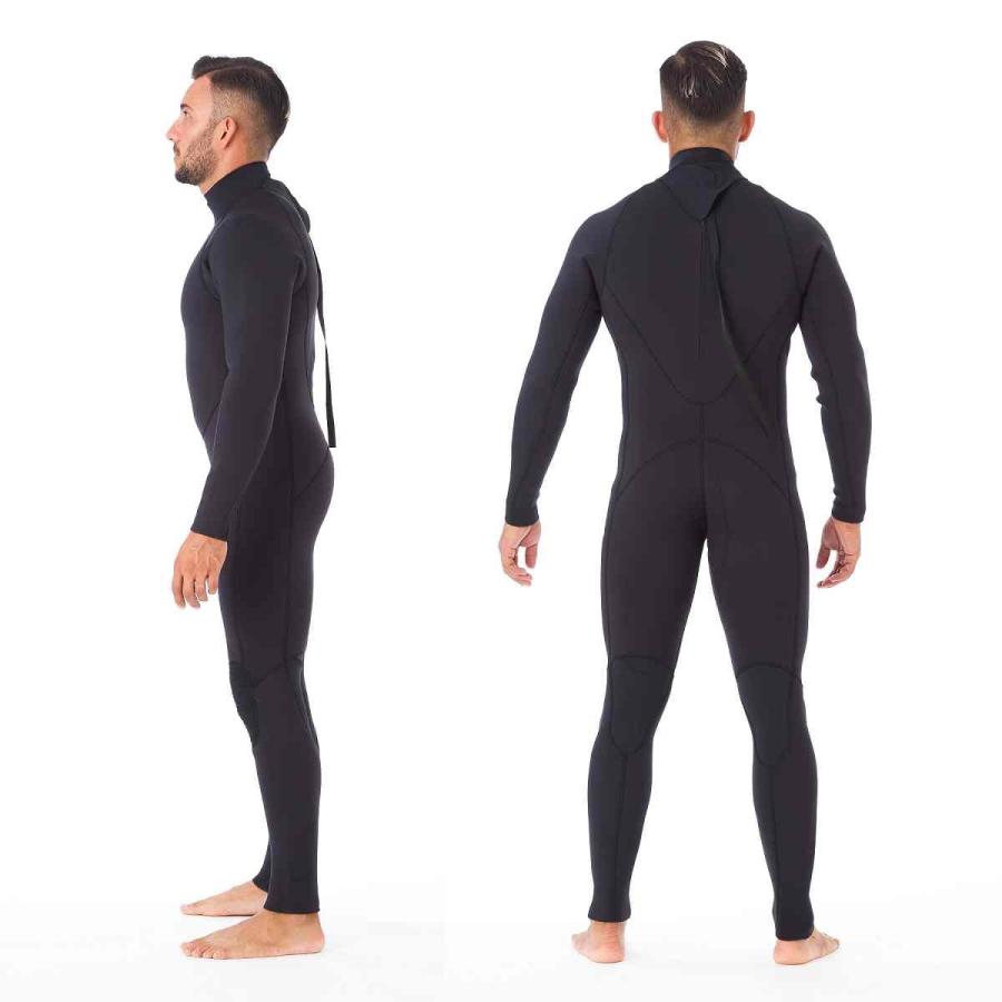ウェットスーツ セミドライスーツ 5mm/3mm バックファスナー