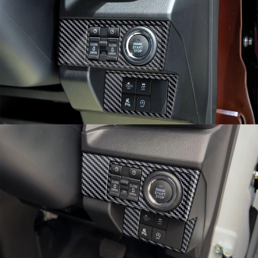 LA100S 黒パネル 一式 ムーヴ LA100S 前期 インテリアパネル ドア スイッチ 樹脂製 20P