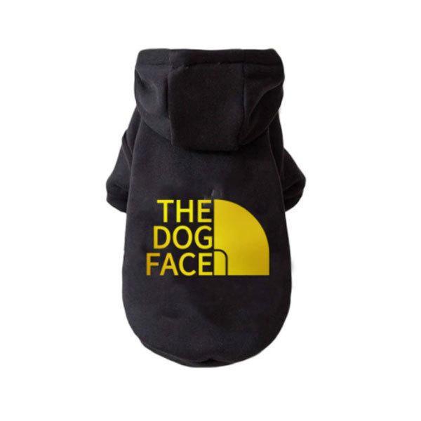 THE DOG FACE 犬 服 パーカー ドッグウェア ペット用品 冬 防寒着 裏起毛 選べる19色 名入れ刺繍可能｜guapoguapa｜02