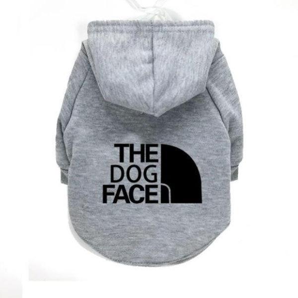 THE DOG FACE 犬 服 パーカー ドッグウェア ペット用品 冬 防寒着 裏