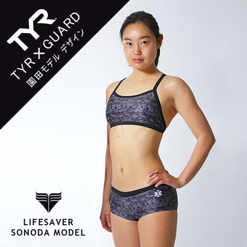 ライフセーバー 園田俊モデル 女性水着 GUARD×TYR カモフラ ライフセーバー 園田俊モデル 女性水着 GUARD×TYR カモフラ