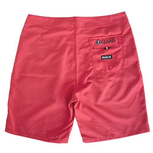 Hurley×GUARD サーフパンツ ライフセーバー向け 速乾・耐久 23RED