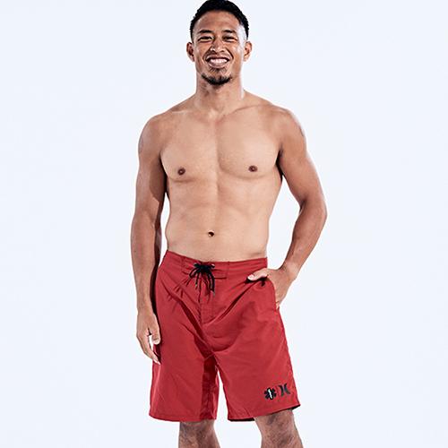 [新品未使用][最新モデル] Hurley ライフセーバーユニフォーム パンツ Hurley×GUARD サーフパンツ ライフセーバー向け 速乾・耐久 23RED