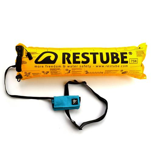 競技スイム向け【超小型・超軽量】膨張式緊急浮力体  RESTUBE ACTIVE レスチューブアクティブ | 