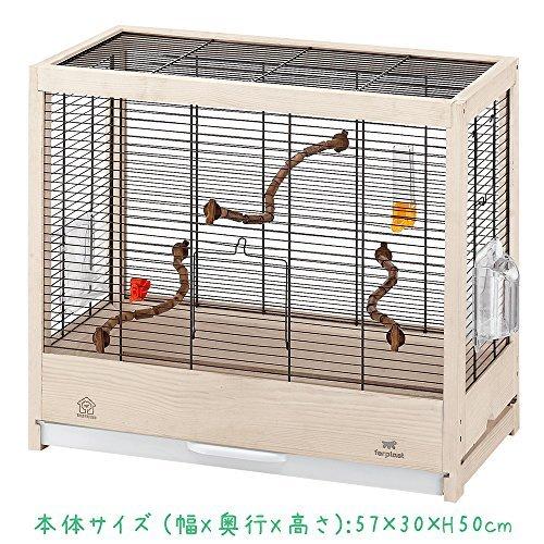 ファープラスト 鳥かご ジュリエッタ 4 ブラック 小型鳥用 