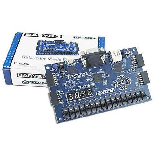 Digilent Basys 3 Artix-7 FPGA トレーナーボード： 初心者ユーザーにお勧め。