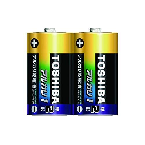 5％OFF東芝 アルカリ乾電池単2形 2本パックTOSHIBA アルカリ1 LR14AN-2KP