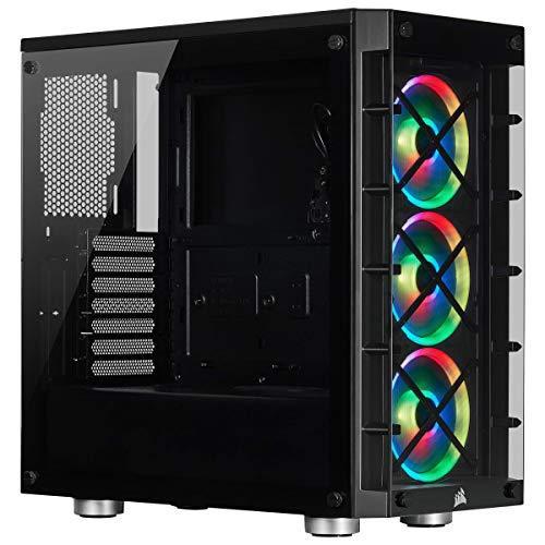 早い者勝ち訳あり！ Corsair iCUE 465X RGB ミドルタワー型PCケース CS7642 CC-9011188-WW 【2383031299】(11987円)