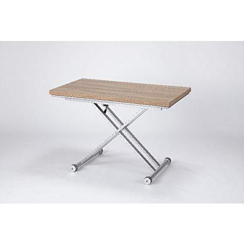 レイジーバッグ(Lazy Bag Paris) 伸長式・昇降テーブル ＮｅｗルガＲ ナチュラル ナチュラル 117×66×34(39323円)