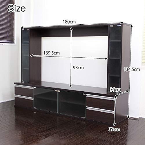 お買い得！ テレビ台 大型テレビ台 ゲート型 ＡＶボード テレビボード ハイ タイプ 幅180ｃｍ 60インチ対応 60型 ホワイト 【6404629483】(22604円)