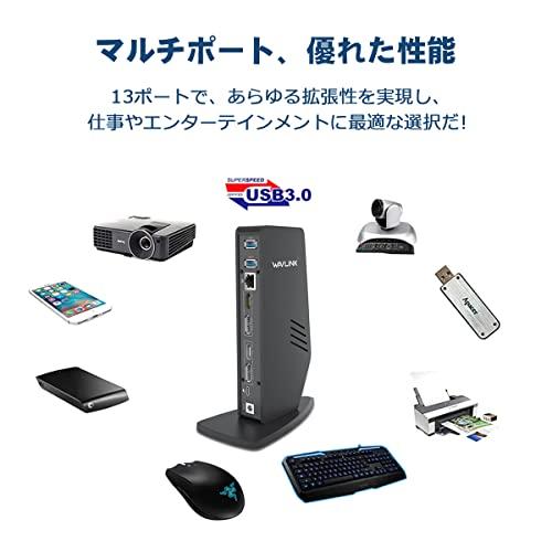 最高の品質のWAVLINK ドッキングステーション type シングル5K c usb